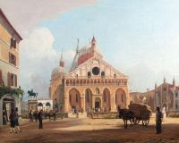 Alt Rudolf von Die Basilica di Sant Antonio Padua 1836