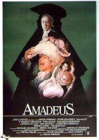 Amadeus 1984v2 Movie Poster canvas print