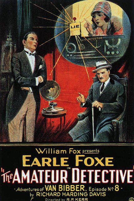 Tableaux sur toile, reproduction de Amateur Detective The 1914 1a3 Movie Poster
