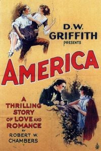 America 1924 1a3 Filmplakat auf Leinwand