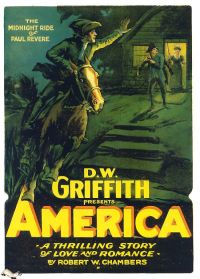Amerika 1924 Filmplakat Leinwanddruck