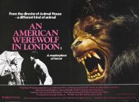 Amerikanischer Werwolf in London 04 Filmplakat auf Leinwand