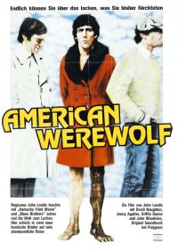 Amerikanischer Werwolf in London 05 Filmplakat auf Leinwand
