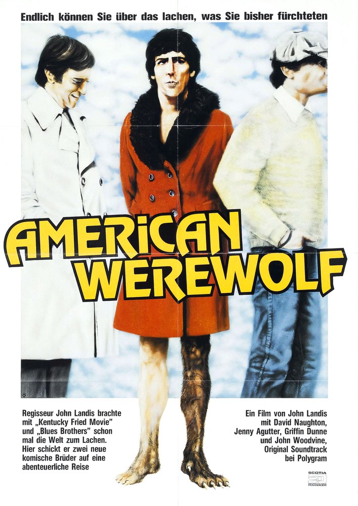 Tableaux sur toile ، استنساخ من American Werewolf In London 05 ملصق فيلم