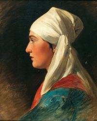 Amerling 프리드리히 폰 어린 소녀 1834