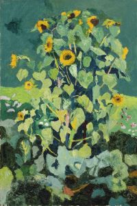 Amiet Cuno Sonnenblumen 1941 canvas print