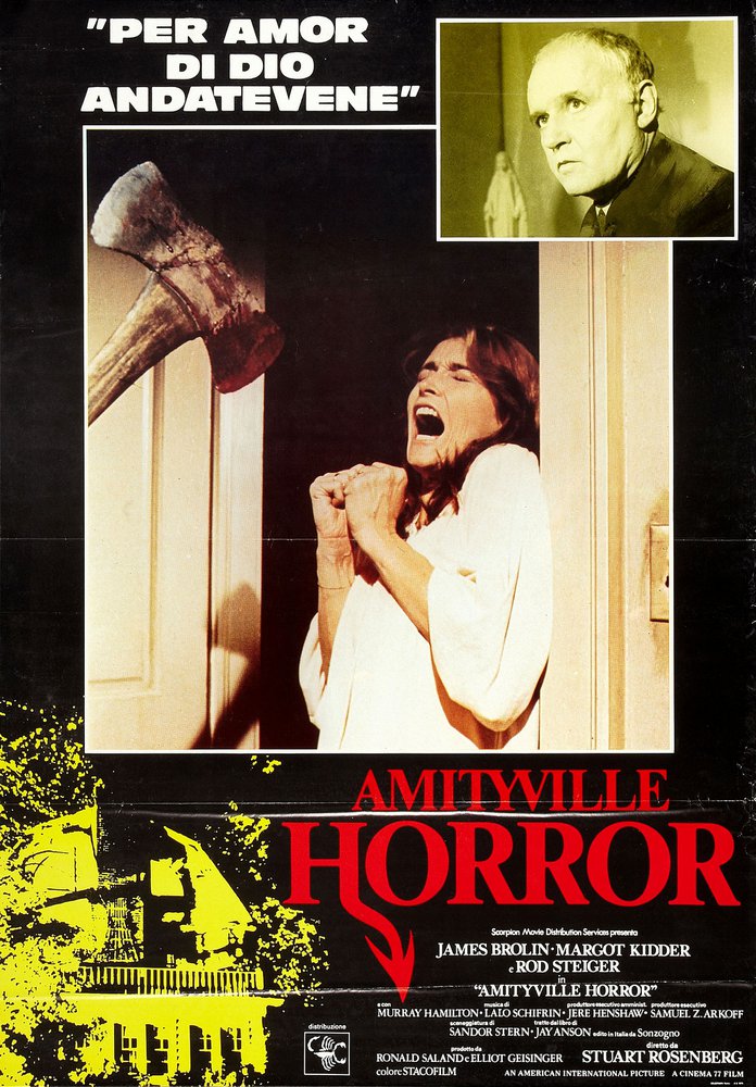 Tableaux sur toile, riproduzione de Amityville Horror 1979 02 poster del film