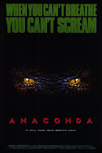Tableaux sur toile, riproduzione de Anaconda Movie Poster