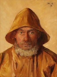 Ancher Anna A Fisherman From Skagen 1918