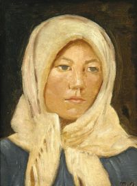 Ancher Anna A Young Woman From Skagen canvas print