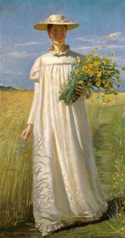 Ancher Anna Anna Ancher Returning From The Field canvas print