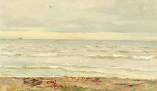 Ancher Anna Coastal Scene From Skagen canvas print