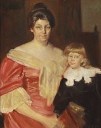 Ancher Anna Henny Brodersen의 이중 초상화
