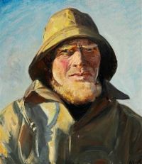 Ancher Anna Fisherman From Skagen Jens Bagh Madsen canvas print