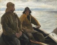 Ancher Anna Fishermen At Sea canvas print