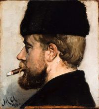 Ancher Anna Jens Vige 1888 canvas print
