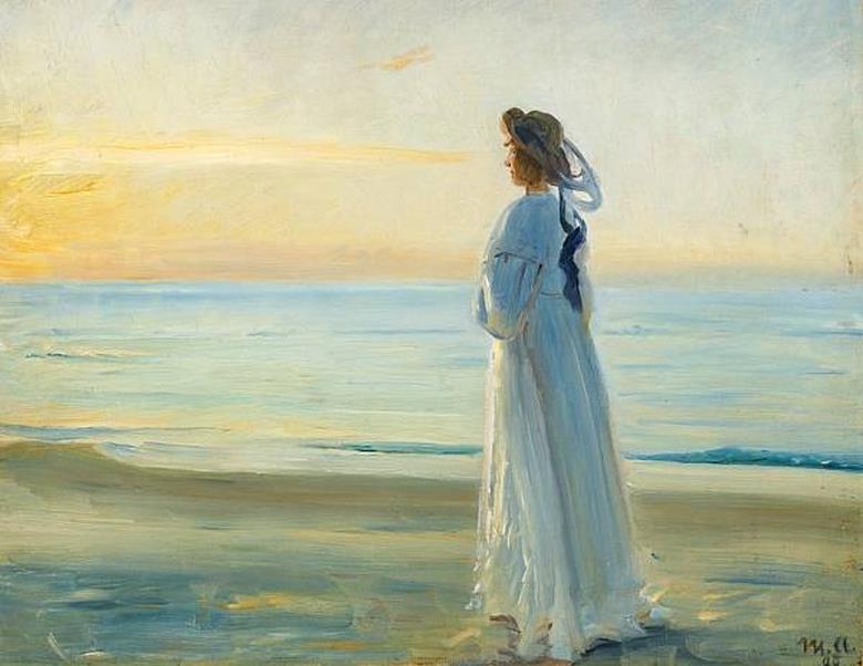 Ancher Anna Marie Dinesen G Ende P Skagen Nordstrand 1905 canvas print