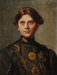 Ancher Anna Married To Jens Petersen Bitsch 1908 طباعة قماشية