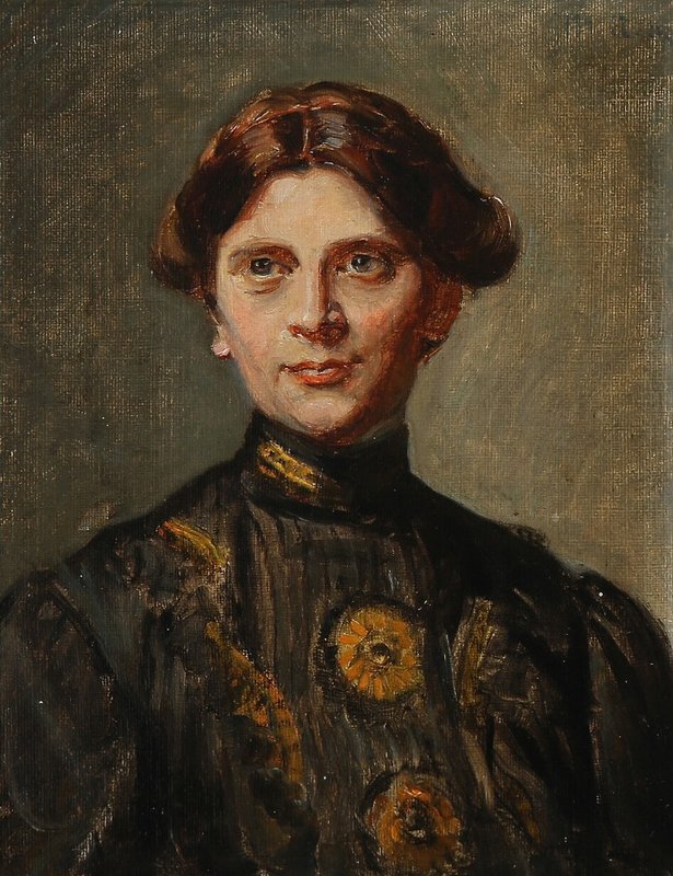 Ancher Anna Married To Jens Petersen Bitsch 1908 canvas print