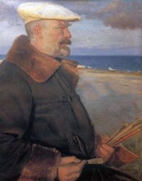 Ancher Anna Michael Ancher 1901 canvas print