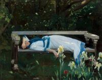 طباعة قماشية Ancher Anna Midday Rest