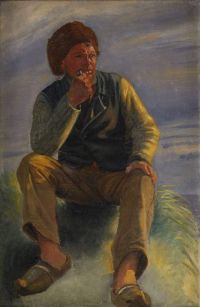 Ancher Anna Pipr Kande Pojke 1875 canvas print