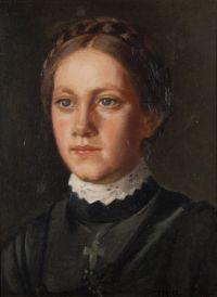 Ancher Anna Portr T Af Karoline Marie Larsen L Th canvas print