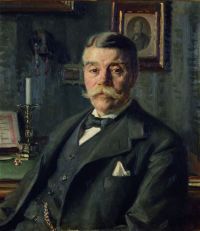 Ancher Anna Porträt des Ratsherrn Alexander Bech 1911