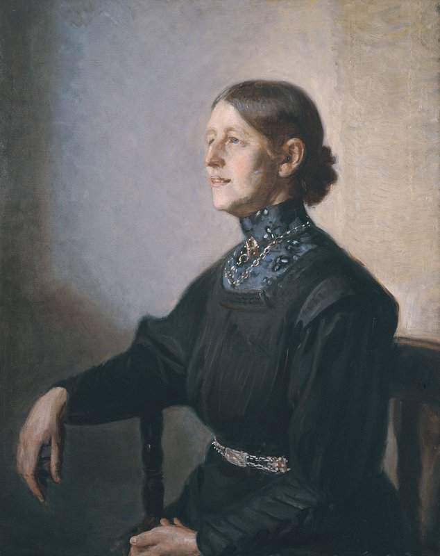 Ancher Anna Portrait Of The Artist S Wife The Painter Anna Ancher Early 1900 canvas print