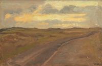 Ancher Anna Landschaft aus Skagen Hede 1904