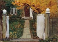Ancher Anna The Entrance To Our Garden canvas print