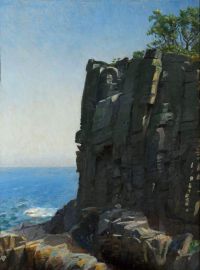 Ancher Anna The Sanctuary Cliffs At R canvas print