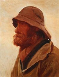طباعة كانفاس Ancher Anna The Skagen Fisherman and Rescuer Lars Kruse