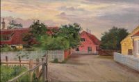 Ancher Anna View from Skagen with Br Ndum S Hotel. أنشر آنا فيو من سكاجين ويذ بي آر ندوم إس هوتل