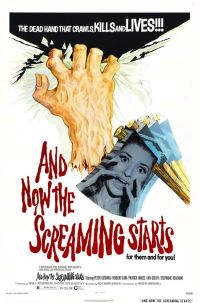 And Now Screaming Starts 01 Movie Poster canvas print