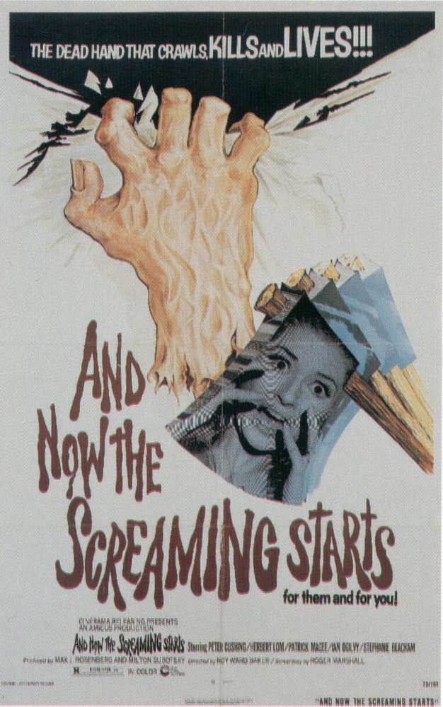 Tableaux sur toile, reproduction de And Now The Screaming Starts Movie Poster