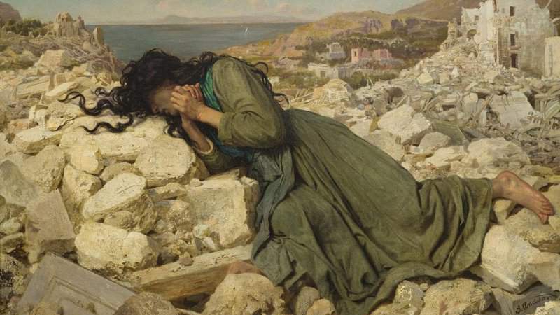 Anderson Sophie Gengembre After The Earthquake 1884 canvas print