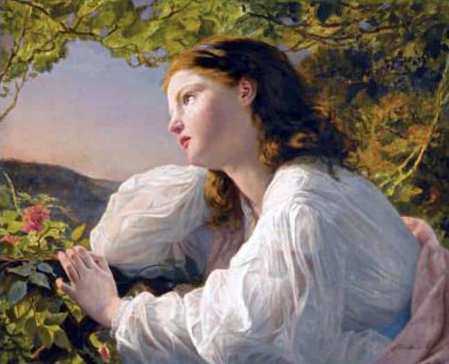 Anderson Sophie Gengembre The Song Of The Lark 1865 canvas print