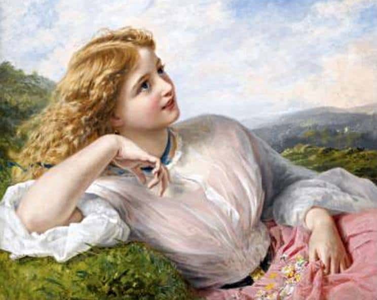Anderson Sophie Gengembre The Song Of The Nightingale Ca. 1865 canvas print