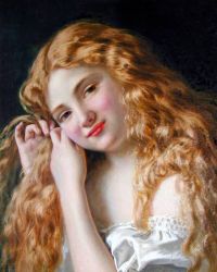 Anderson Sophie Gengembre Young Girl Fixing Her Hair