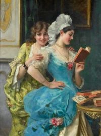 Andreotti Federico The Sisters canvas print