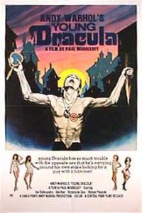 Andy Warhols junger Dracula Andy Warhols Dracula Movie Poster Leinwanddruck