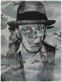 Andy Warhol. Joseph Beuys In Memoriam. 1986 Leinwanddruck