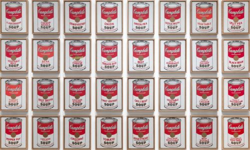 Andy Warhol Campbell S Soup Cans - 1962 Art Print on Canvas Art Paint