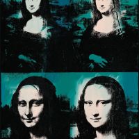 Andy Warhol Cuatro Mona Lisa