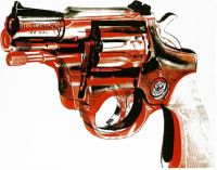 Andy Warhol Gun-Leinwanddruck