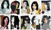 Andy Warhol Mick Jagger Full Suite Leinwanddruck