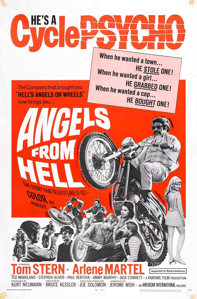 Tableaux sur toile, reproduction de Angels From Hell 01 Movie Poster