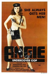 Angie Undercover Cop 01 Filmplakat auf Leinwand