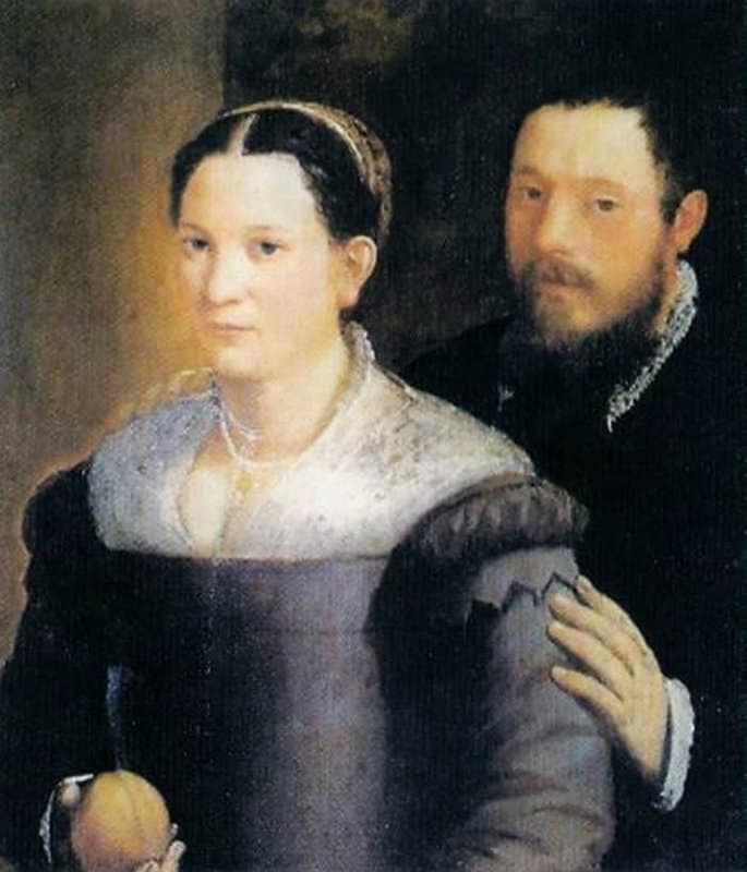 Anguissola Europa Anna Maria And Asdrubale Anguisciola Ca. 1570 canvas print